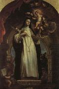 COELLO, Claudio St.Rose of Lima oil on canvas